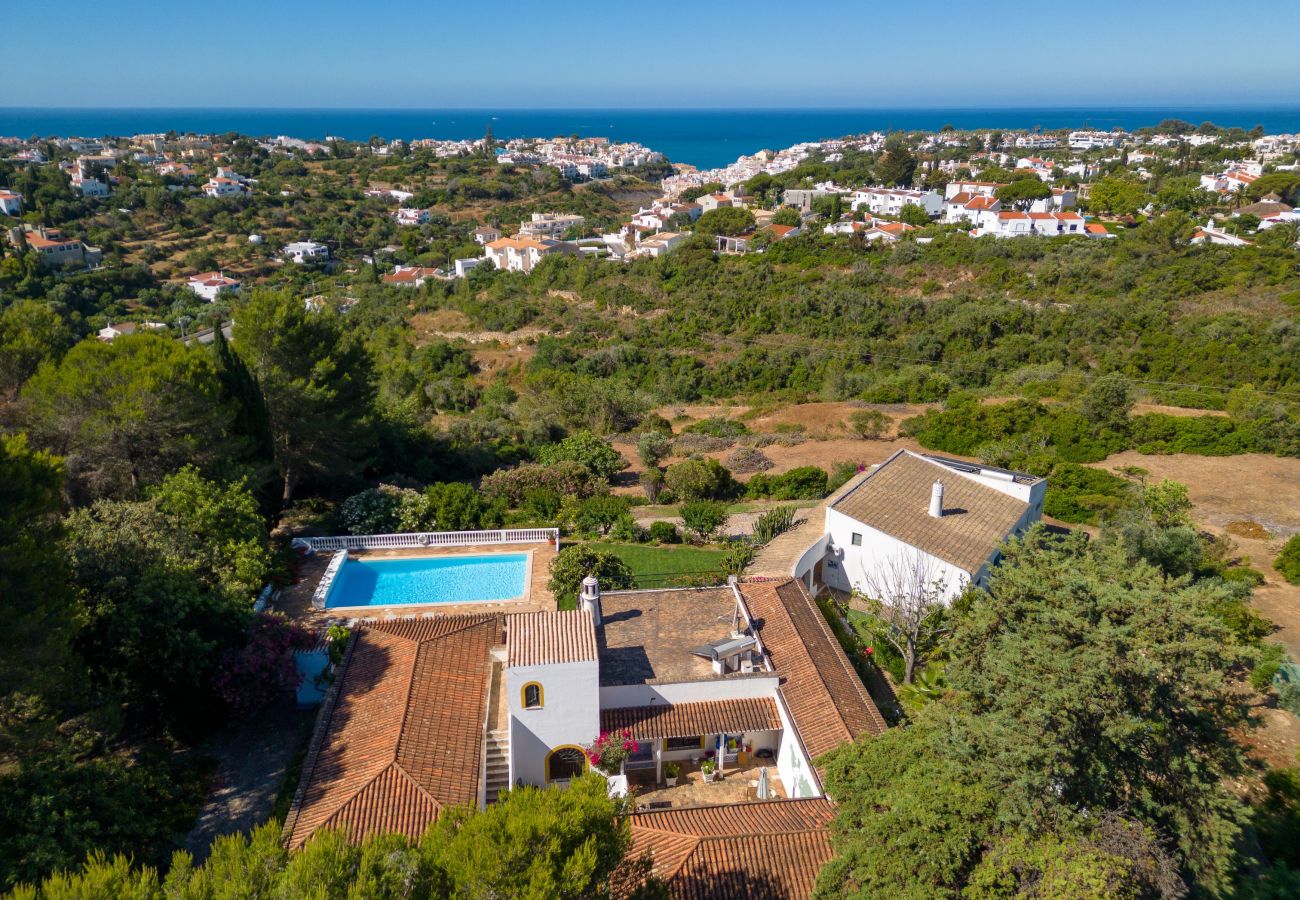 Villa in Carvoeiro - Quinta dos Ciprestes - Heated Pool, Tennis Court & Sea View